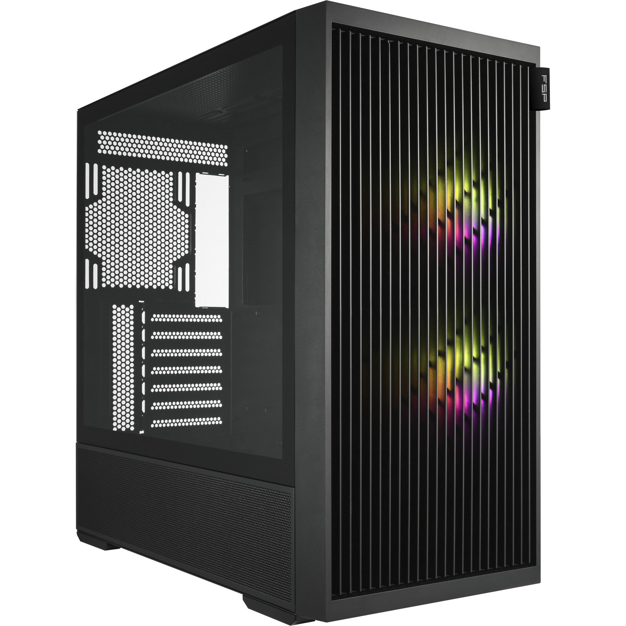 Fortron PC-Gehäuse FSP M330, Tower-Gehäuse, (Tempered Glass)