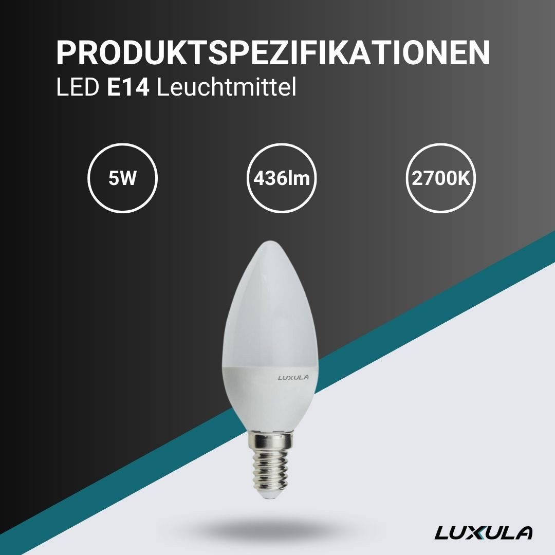 LUXULA LED-Leuchtmittel LUXULA LED-Leuchtmittel E14