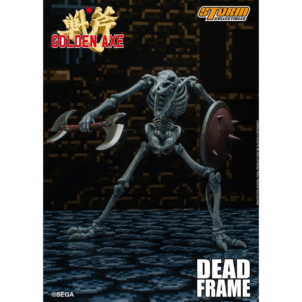 Storm Collectibles Actionfigur Storm Collectibles Golden Axe Dead Frame 1:12 Scale Actionfiguren 2-Pa