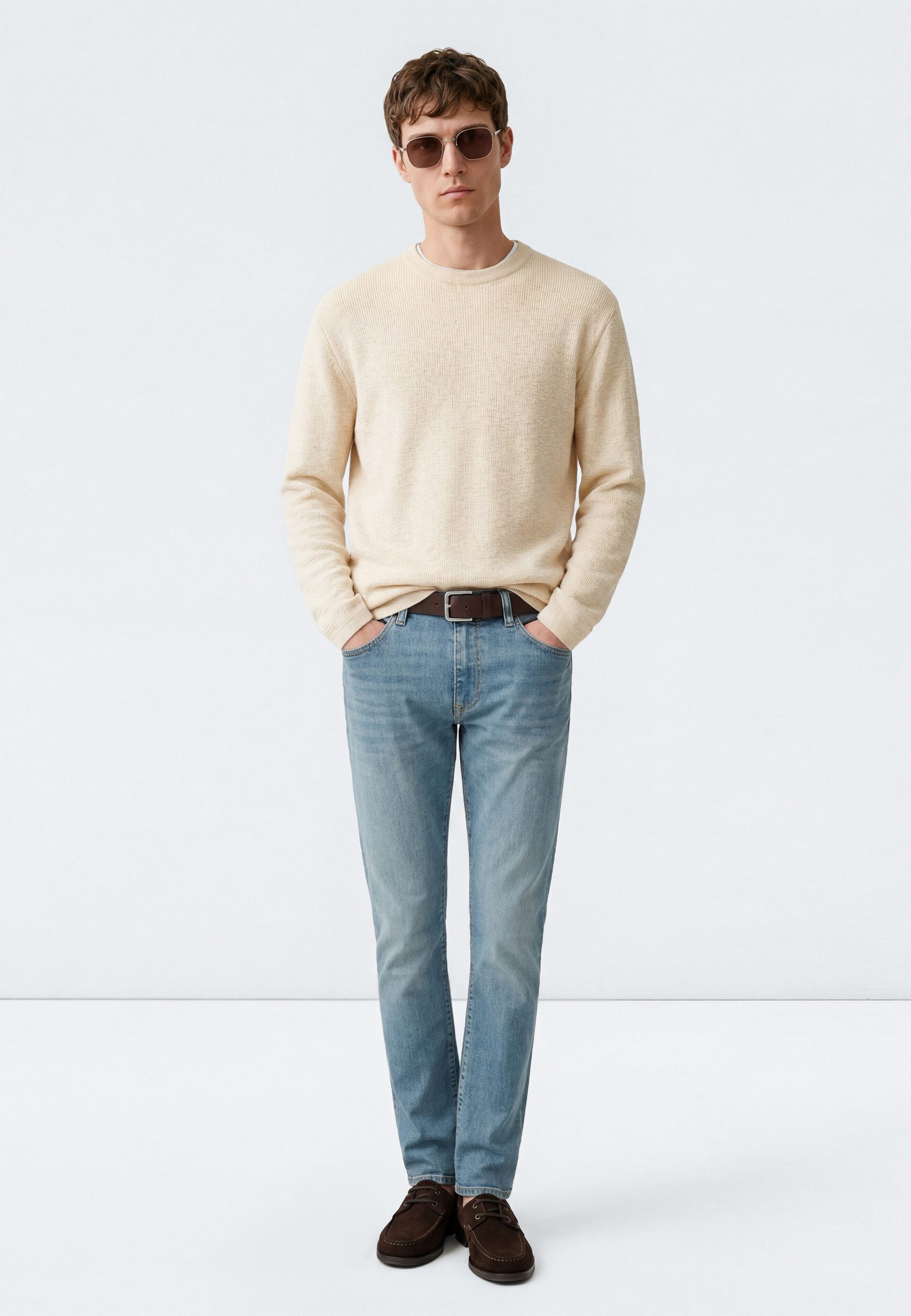 Mavi Rundhalspullover CREW NECK SWEATER Premium Pullover