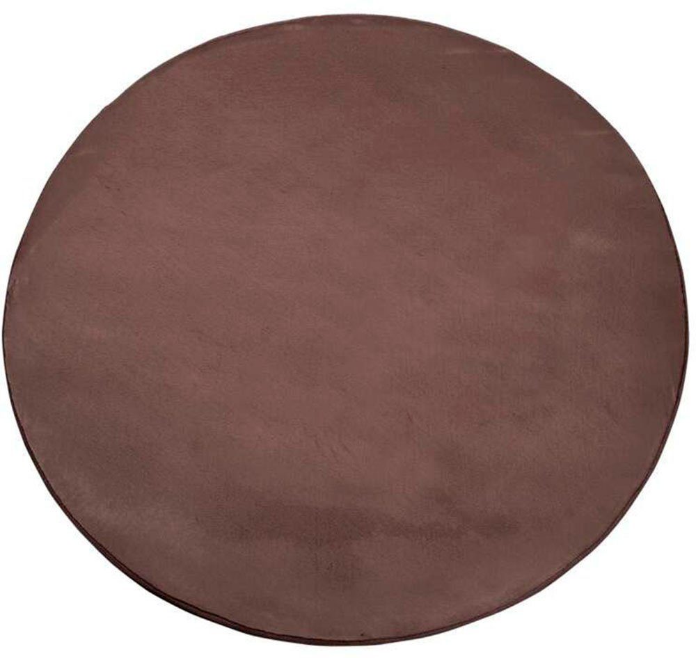 Carpet City Hochflor-Teppich TOPIA400, rund, Höhe: günstig online kaufen