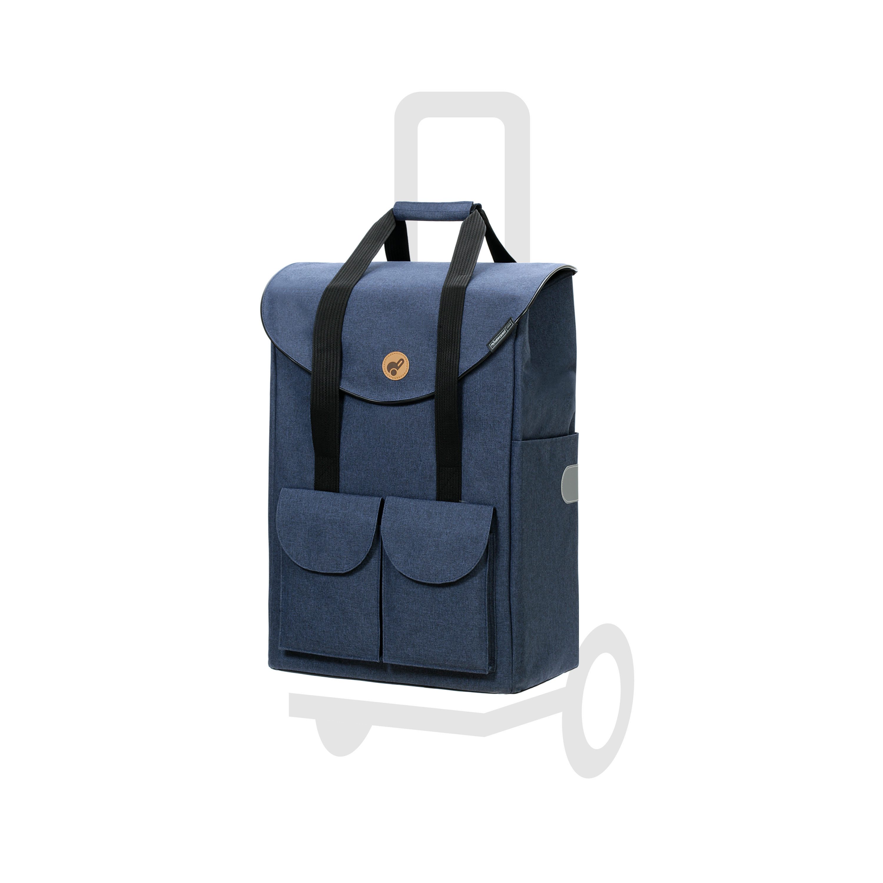 Andersen Einkaufstrolley Tasche Jacob blau, wasserabweisend günstig online kaufen