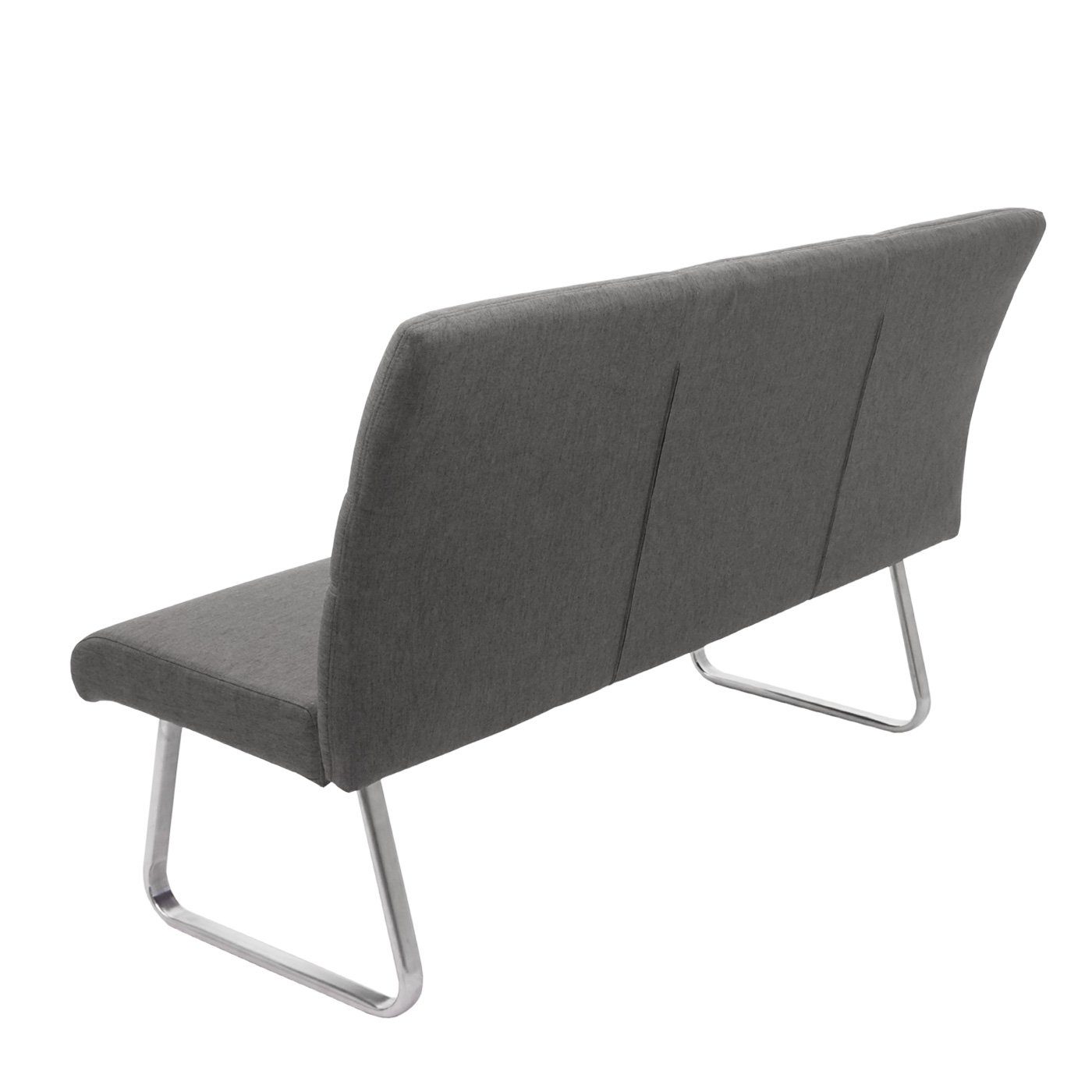 MCW Polsterbank MCW-G55, 3-Sitzplätze, mit Polster, hohe Rückenlehne, 120 kg belastbar