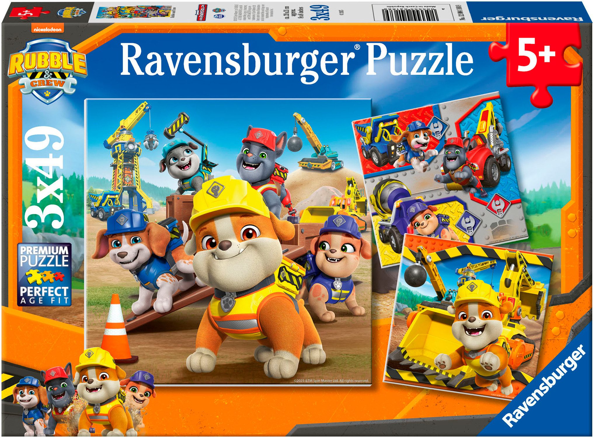 Ravensburger Puzzle Paw Patrol, Arbeitsfahrzeuge, 147 Puzzleteile, Made in günstig online kaufen