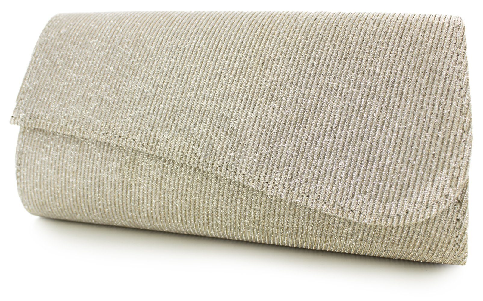 White Lady Clutch Julia zweifarbige Glitter-Clutch günstig online kaufen