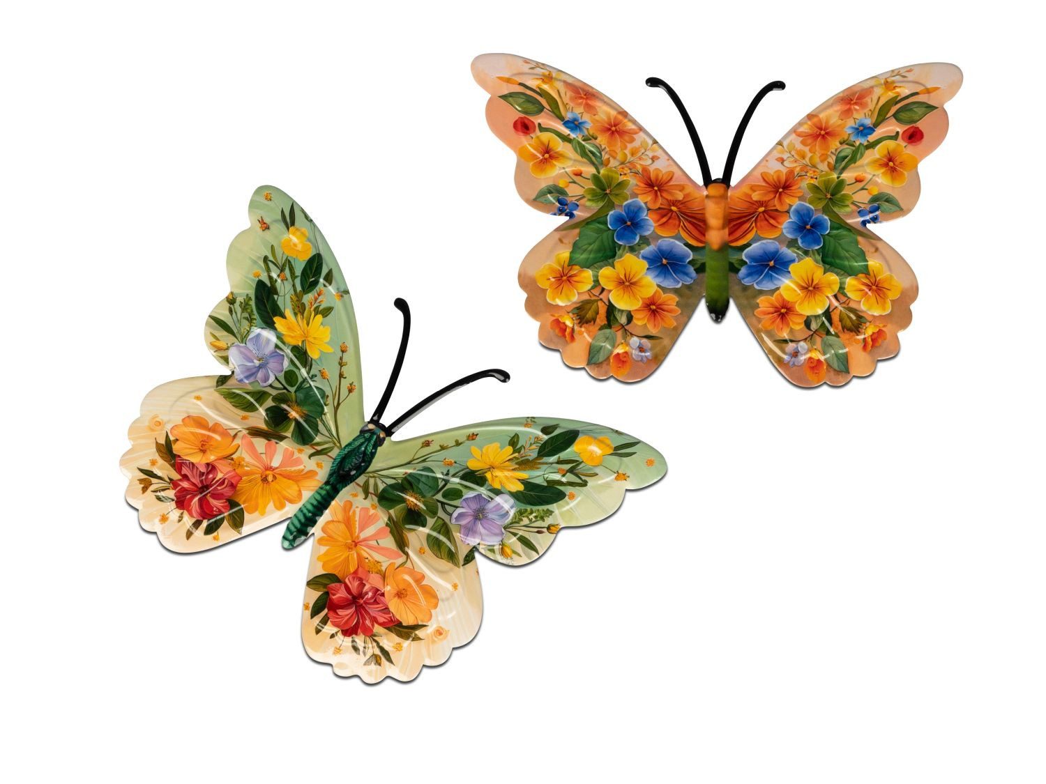 formano Wanddekoobjekt Sommerzeit, Höhe: 30cm, Farbe: Mehrfarbig, Motiv: Schmetterling
