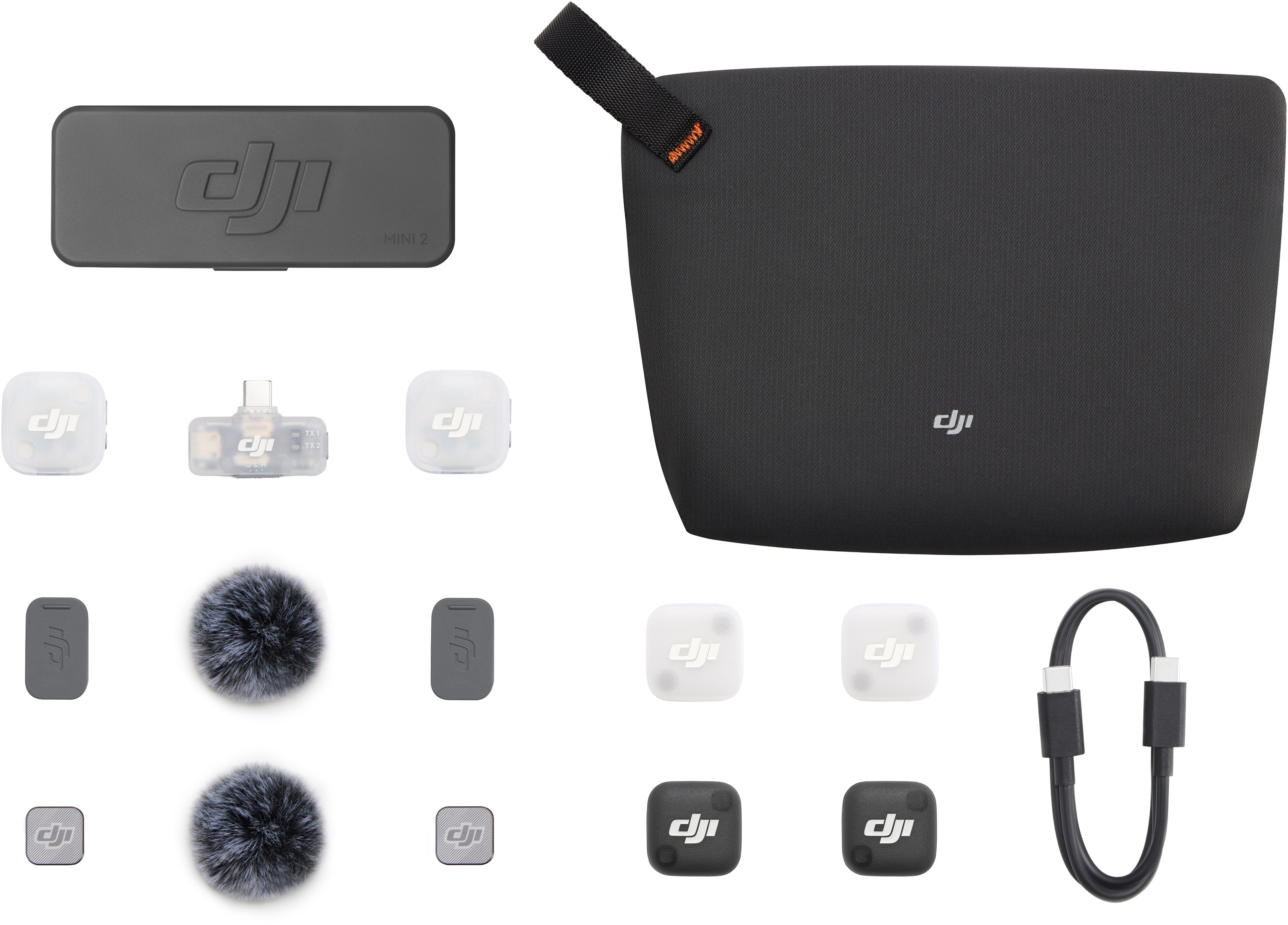 DJI Mikrofon Mic Mini 2 (2 TX + 1 Mobile RX + Charging Case) (Set)