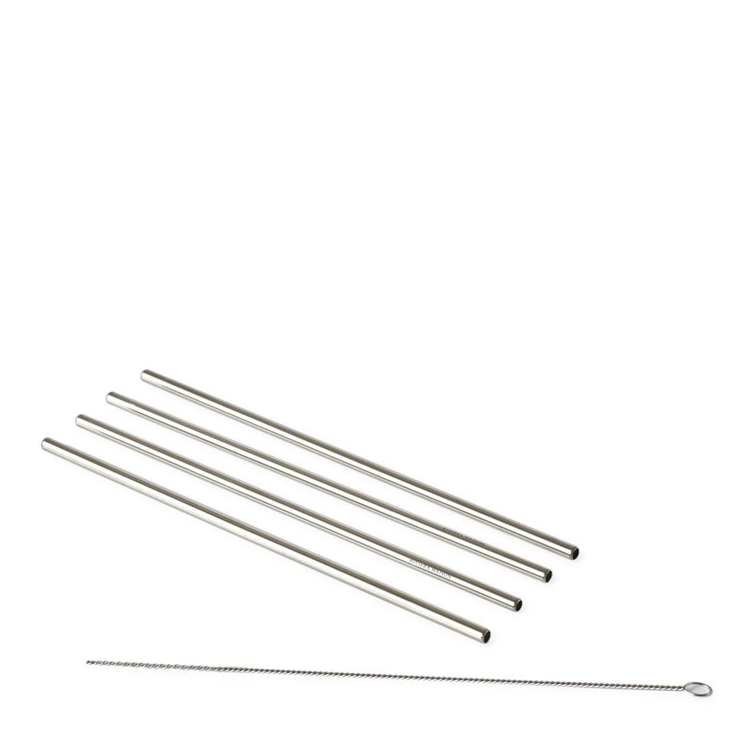 Rivièra Maison Trinkhalme Rivièra Maison Set Happy Straws Metal 4 pieces Metallstrohhalme