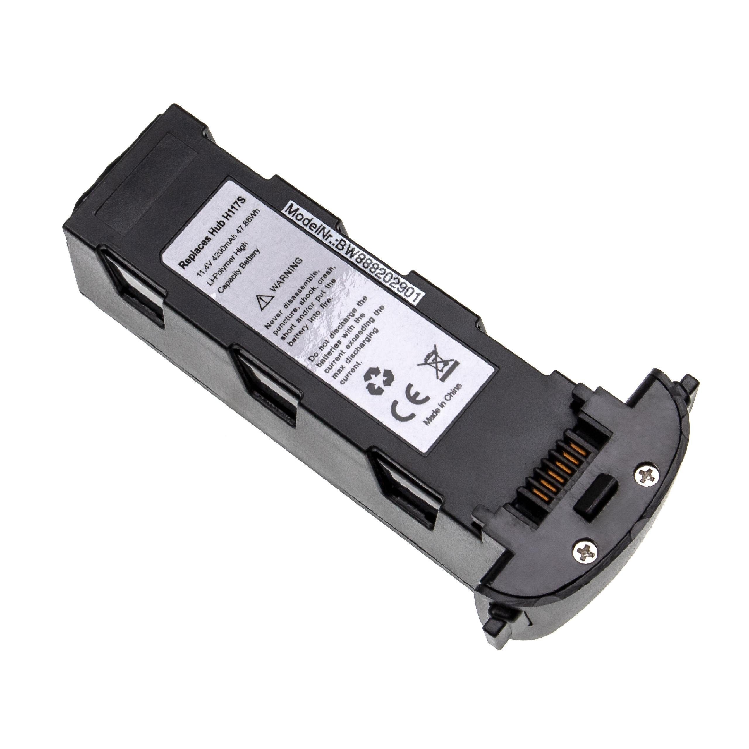 passend für Hubsan Zino H117S Drohne (4200 mAh, 11,4 V, Li-Polymer) Drohnen-Akku