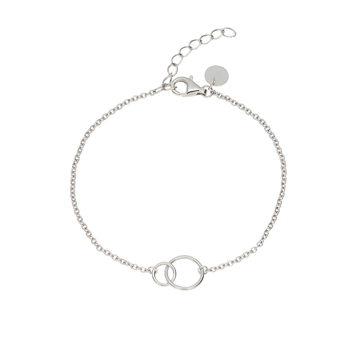 Noelani Silberarmband für Damen, 925 Sterling Silber, Kreis (Armband, 1-tlg)