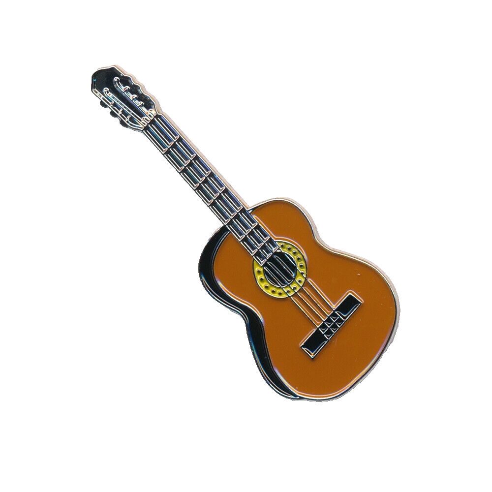Pins Klassische Gitarre Musik Konzert Guitar Pin Anstecker 0068