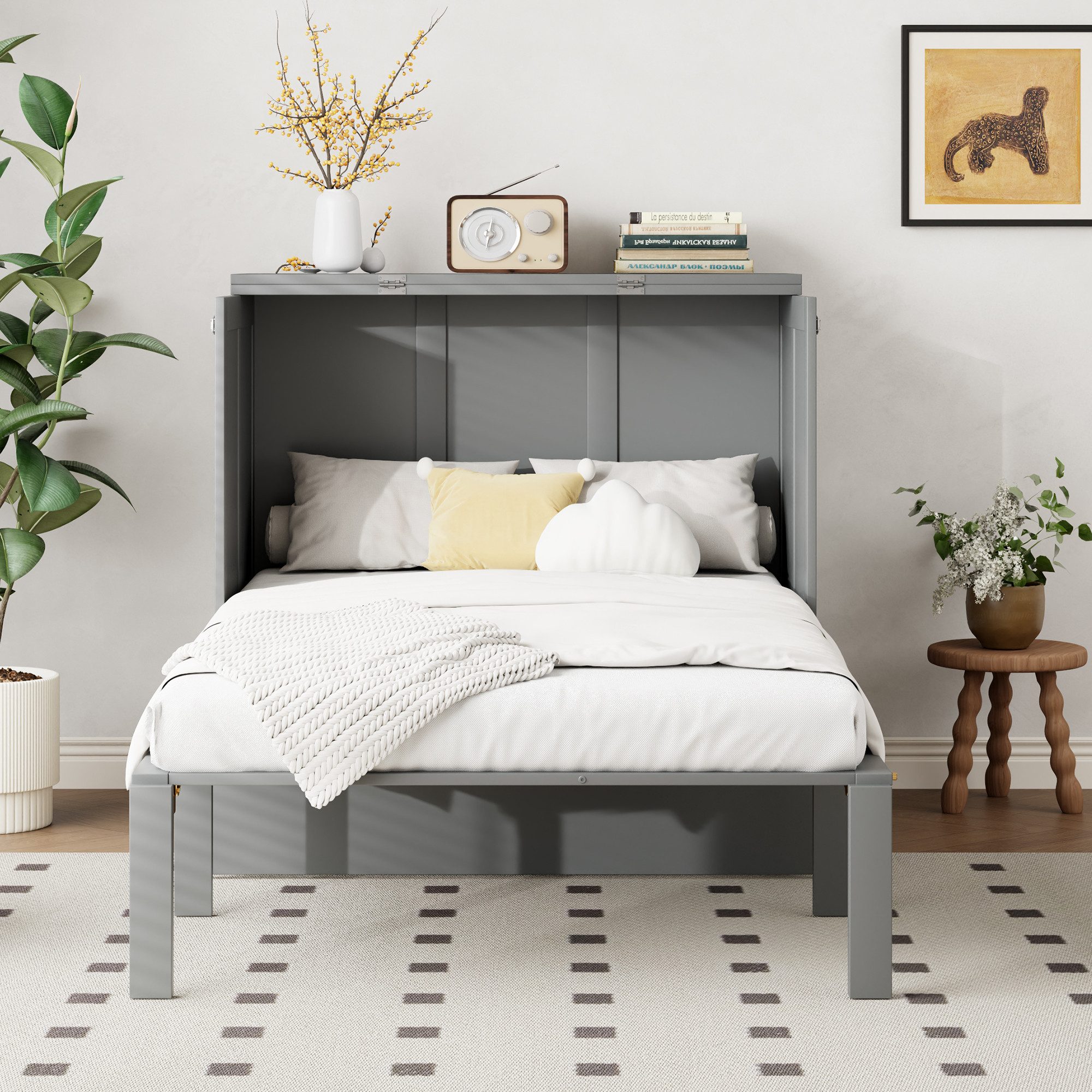 Flieks Schrankbett Holzbett Einzelbett Klappbett 90x200cm günstig online kaufen