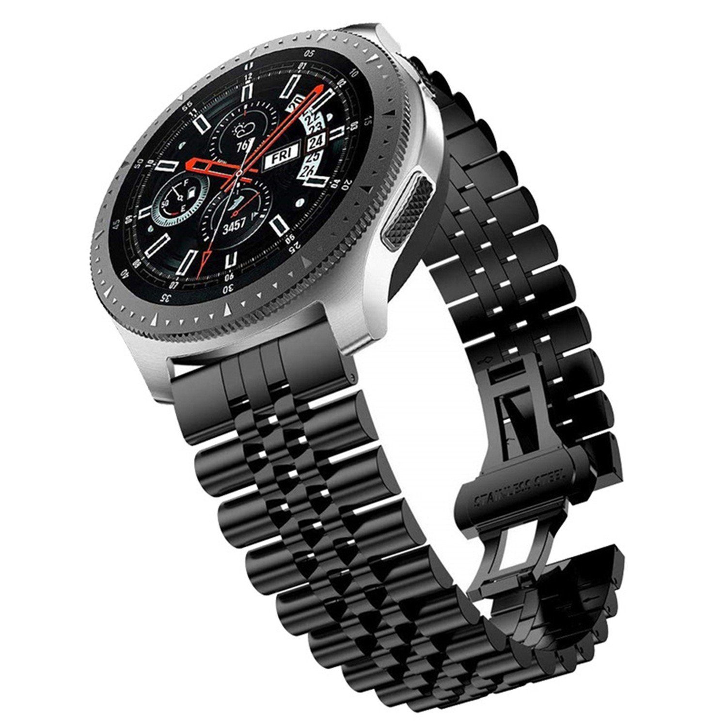 Cadorabo Smartwatch-Armband, Smartwatch Armband 22mm Samsung Galaxy Gear S3 / Gear 2