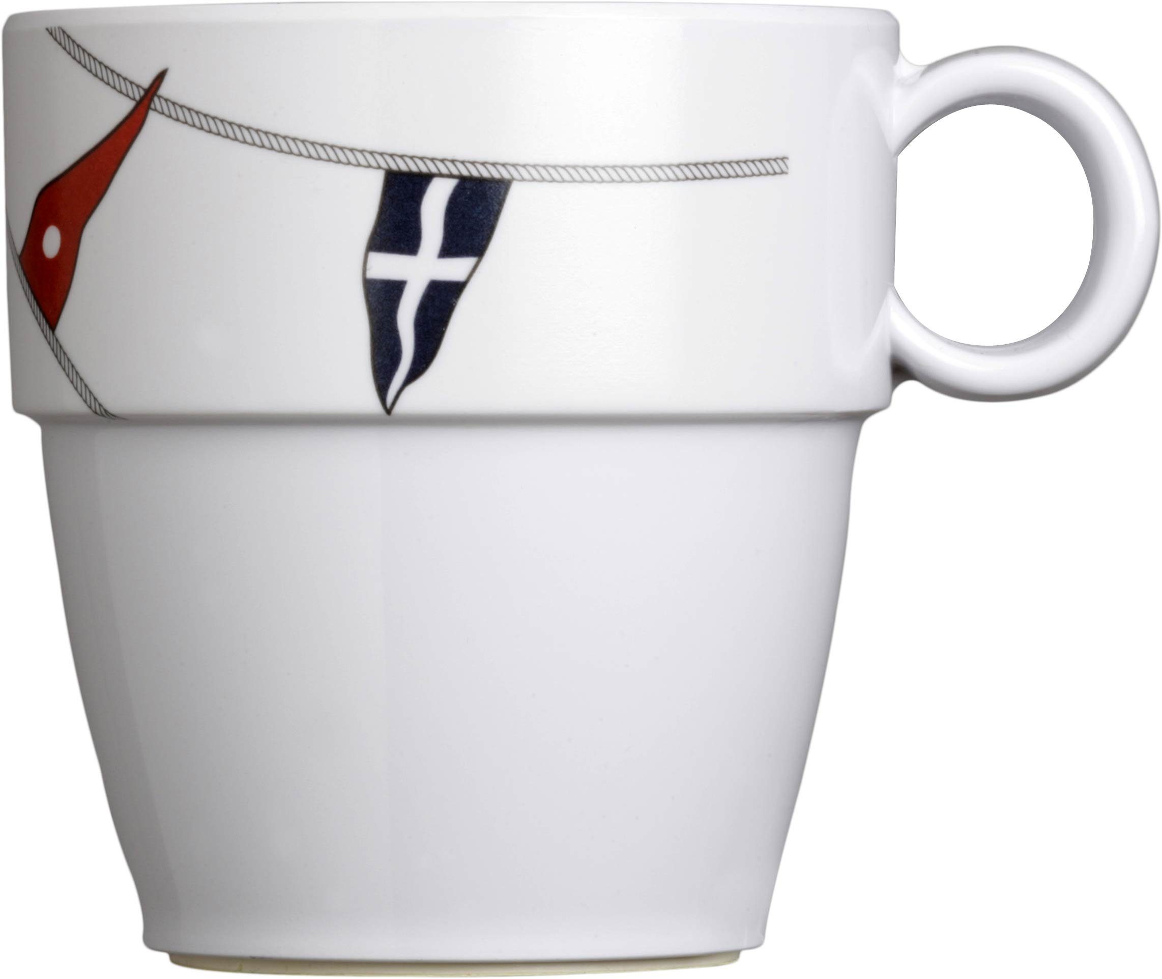 Marine Business Tasse Kaffeebecher / Mug / Kaffee-Pott - Regata, 1-tlg., Melamin