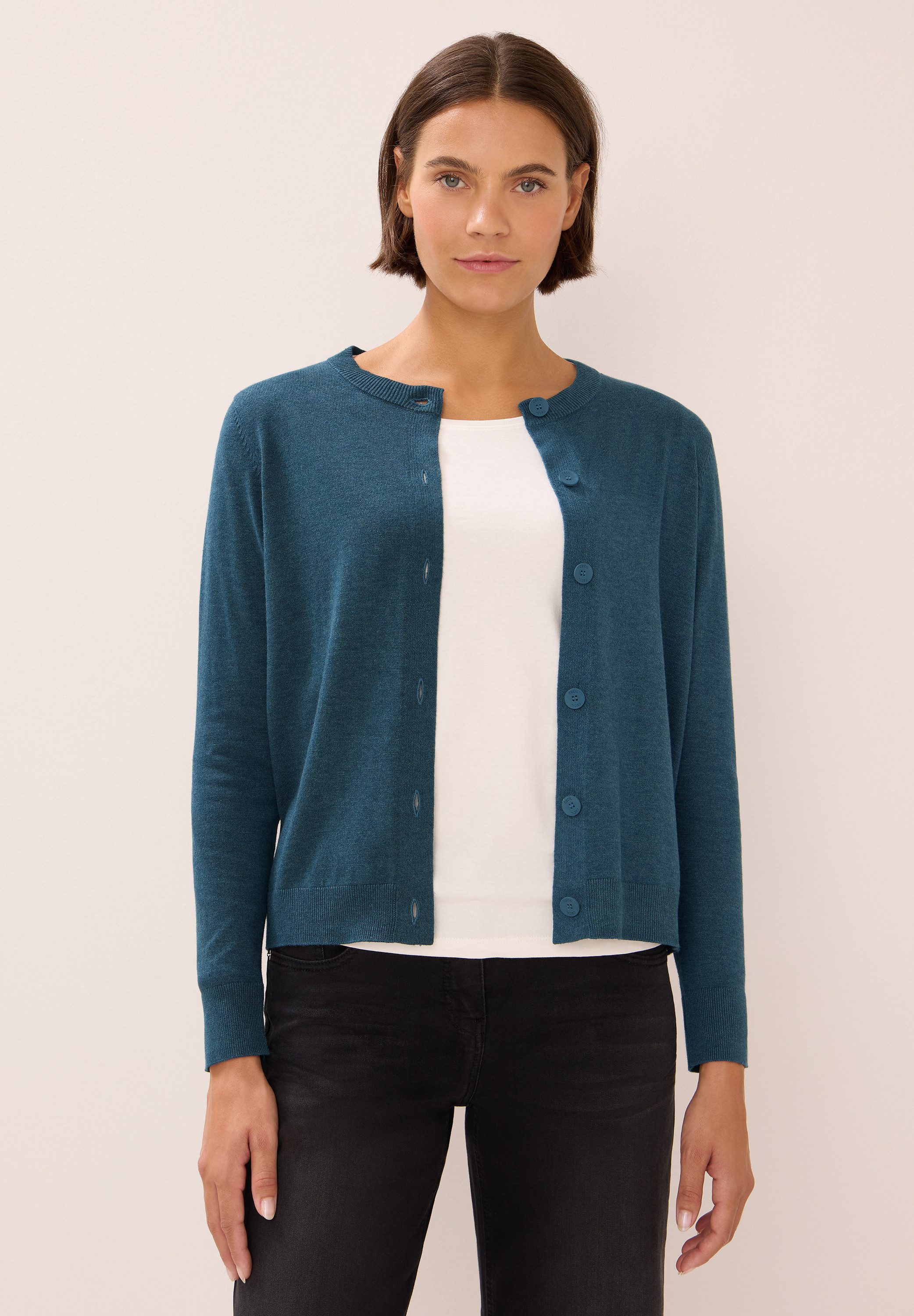 CECIL Cardigan mit Rundhalsausschnitt