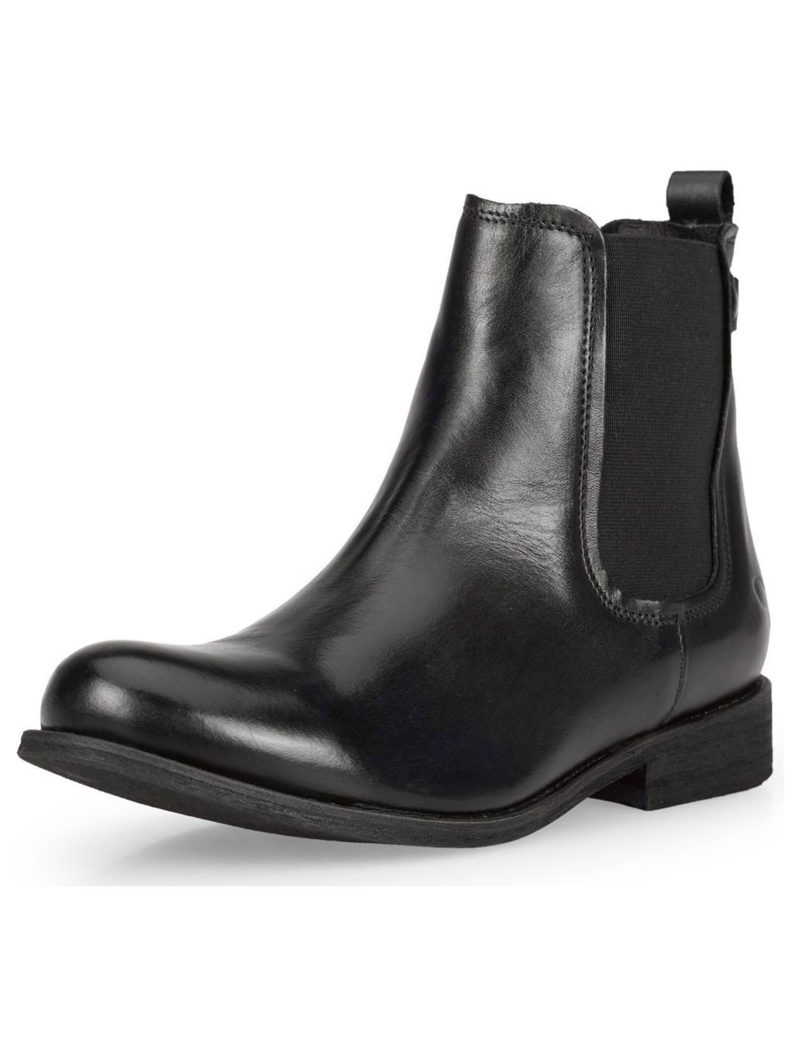 Stiefelette Leder/Textil . Stiefelette