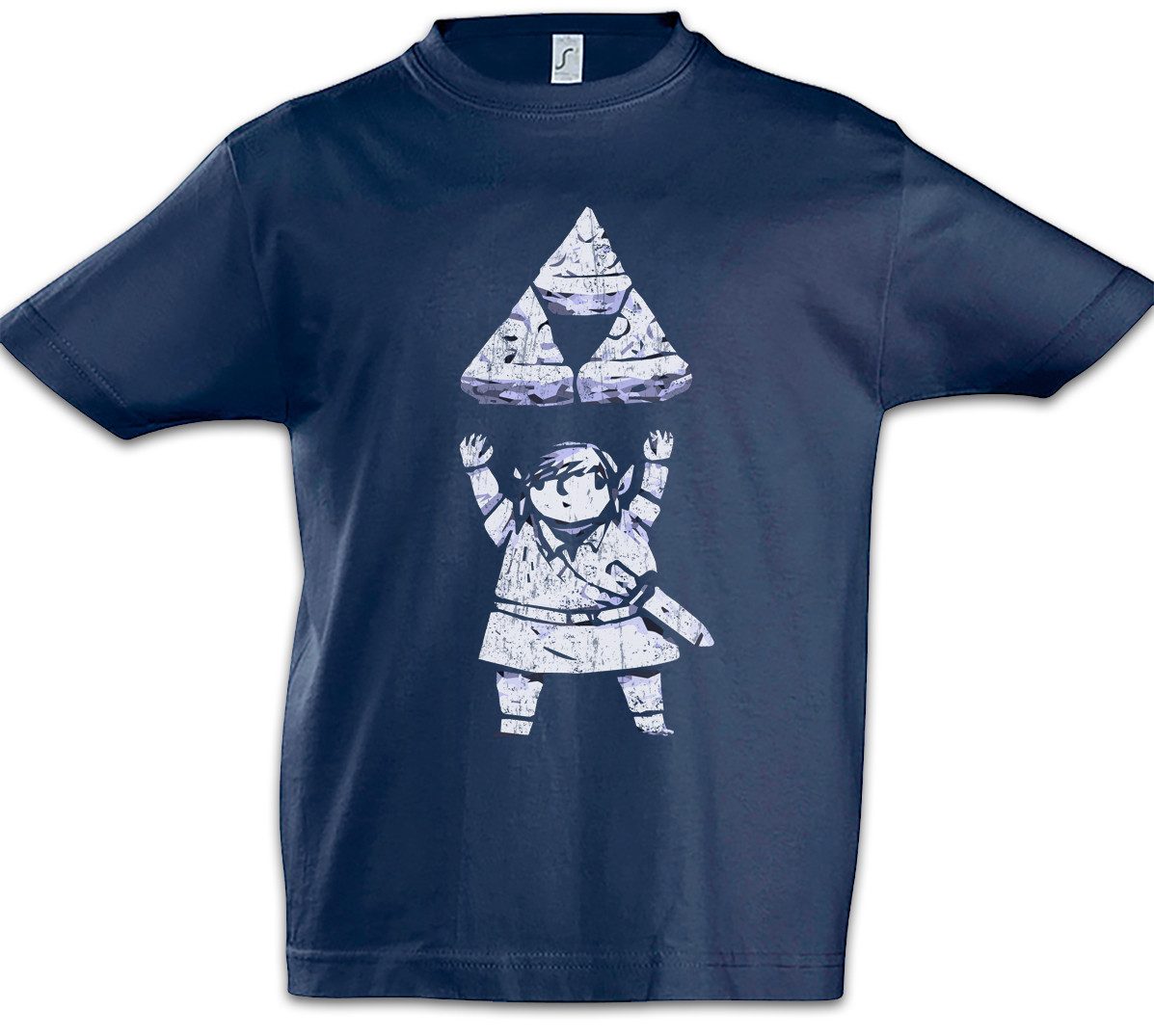 Print-Shirt Triforce Pizza Kinder T-Shirt Zelda Game Gamer PC Gaming Triforce Link