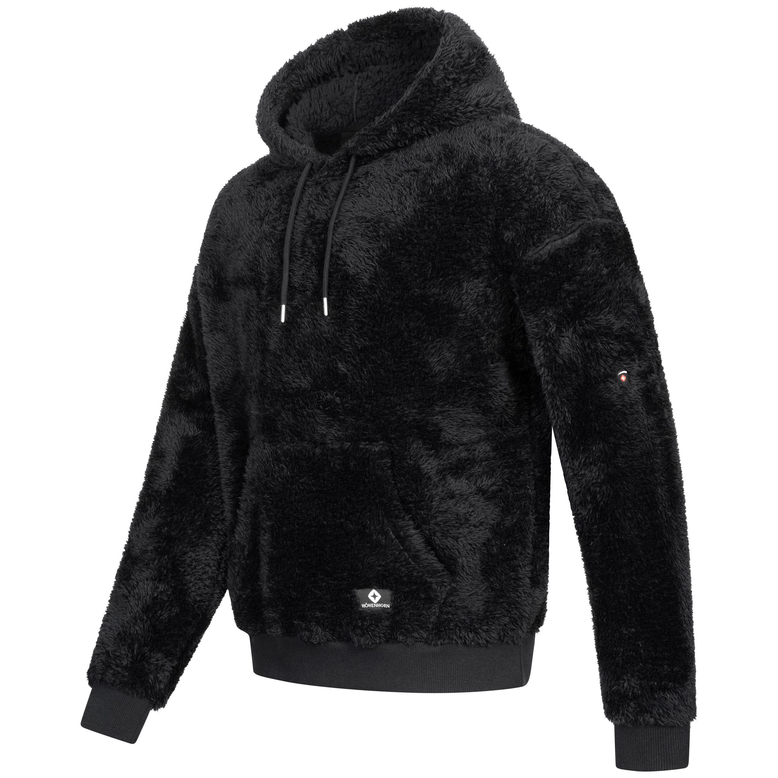 Höhenhorn Hoodie Bärg Teddyfleece Herren Kapuzen Pullover für Männer Hoody Sweatshirt