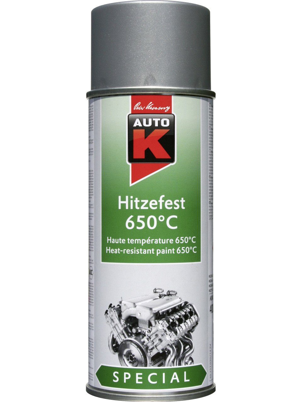 Auto-K Hitzefest silber 650°C Sprühlack Special Auto-K 400ml