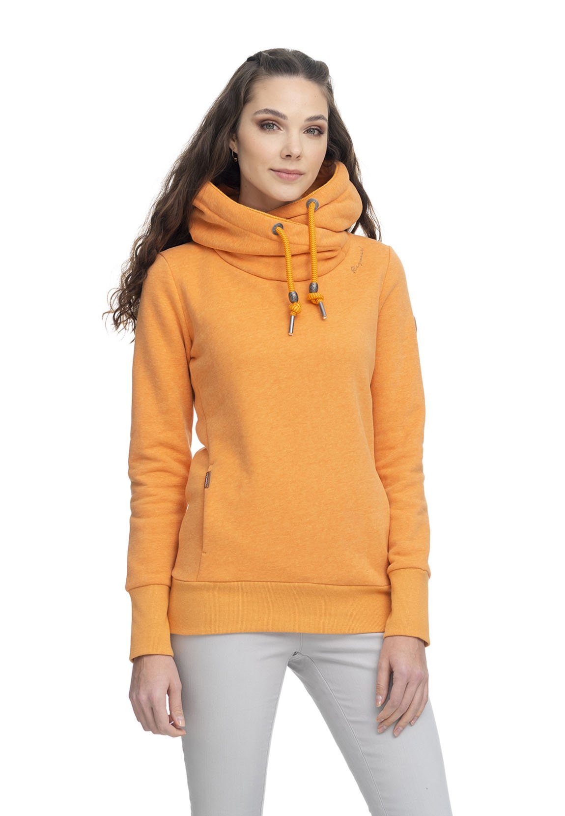 Ragwear Sweater Ragwear Damen Sweater GRIPY BOLD 2221-30014 Papaya 6045 Orange Papaya 2221_6045