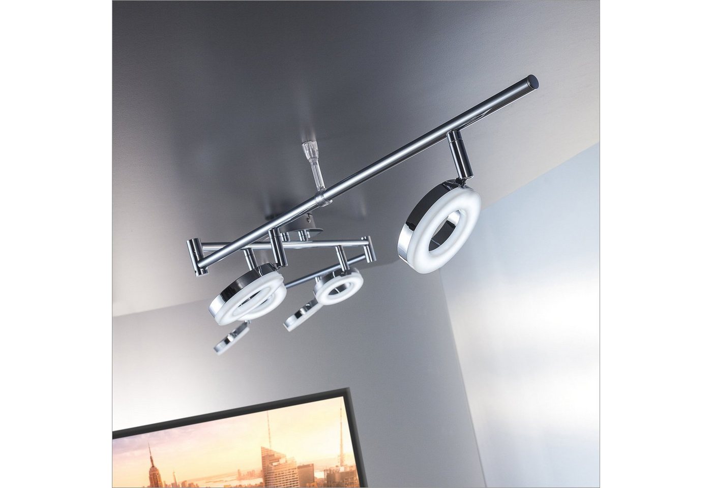 B.K.Licht LED Deckenleuchte, LED Deckenlampe Wohnzimmer Decken-Spot Leuchte Strahler inkl. 4,5W 450lm-kaufen