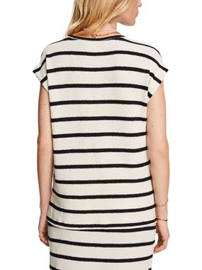 Esprit Collection T-Shirt Gestreiftes Top aus Baumwollstrick (1-tlg)
