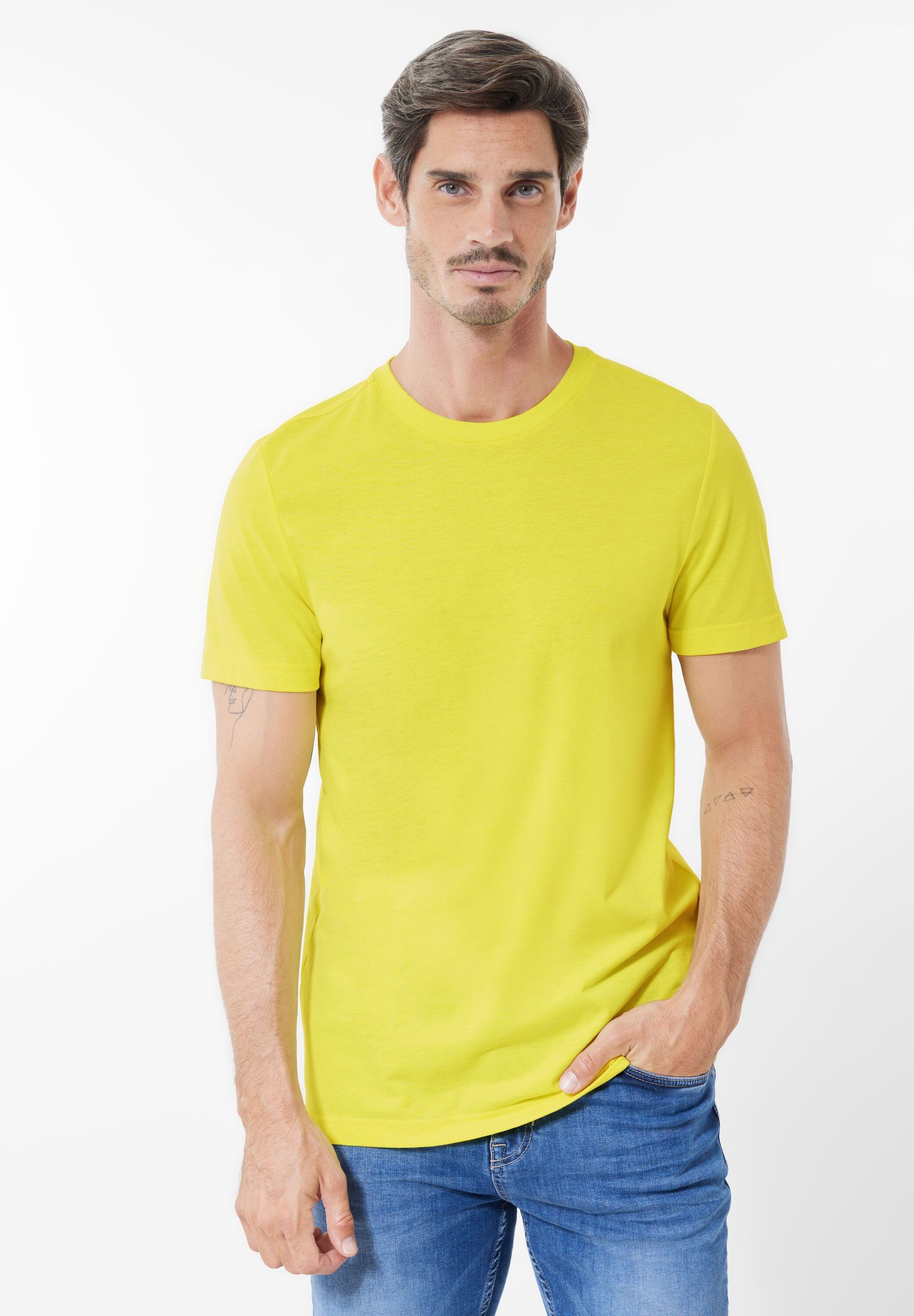 STREET yellow T-Shirt MEN ONE lemon