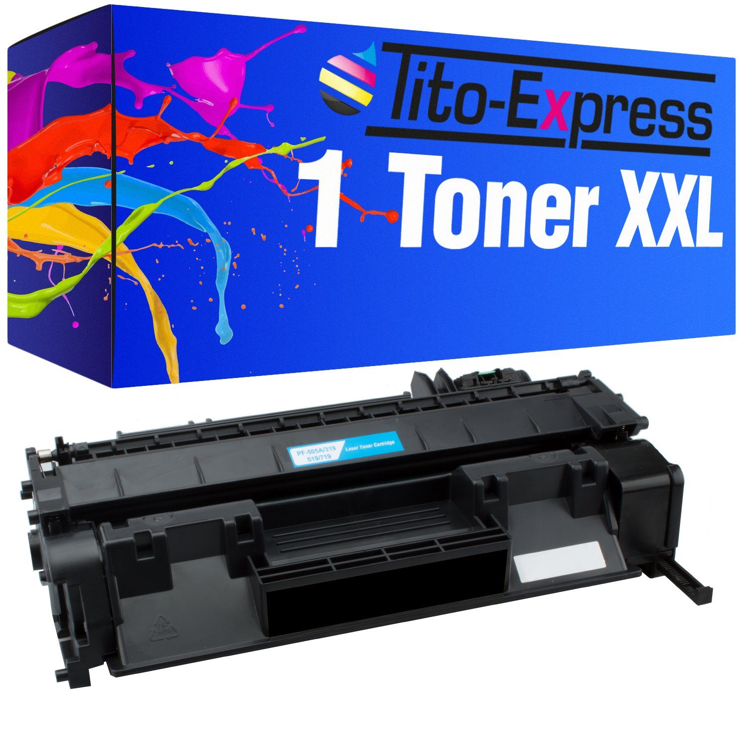 PlatinumSerie 05 A CE Black Tonerpatrone Toner 05A Tito-Express A CE ersetzt HP 505 CE505A 505A