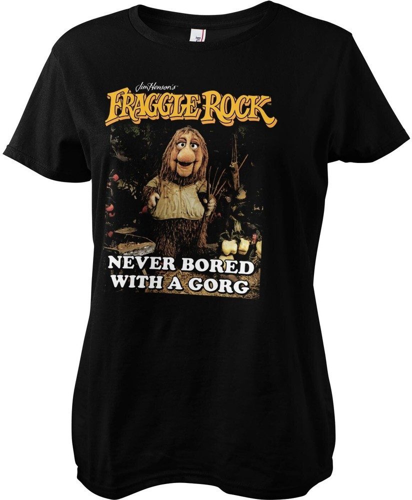 Fraggle Rock T-Shirt Never Bored With A Gorg Girly Tee