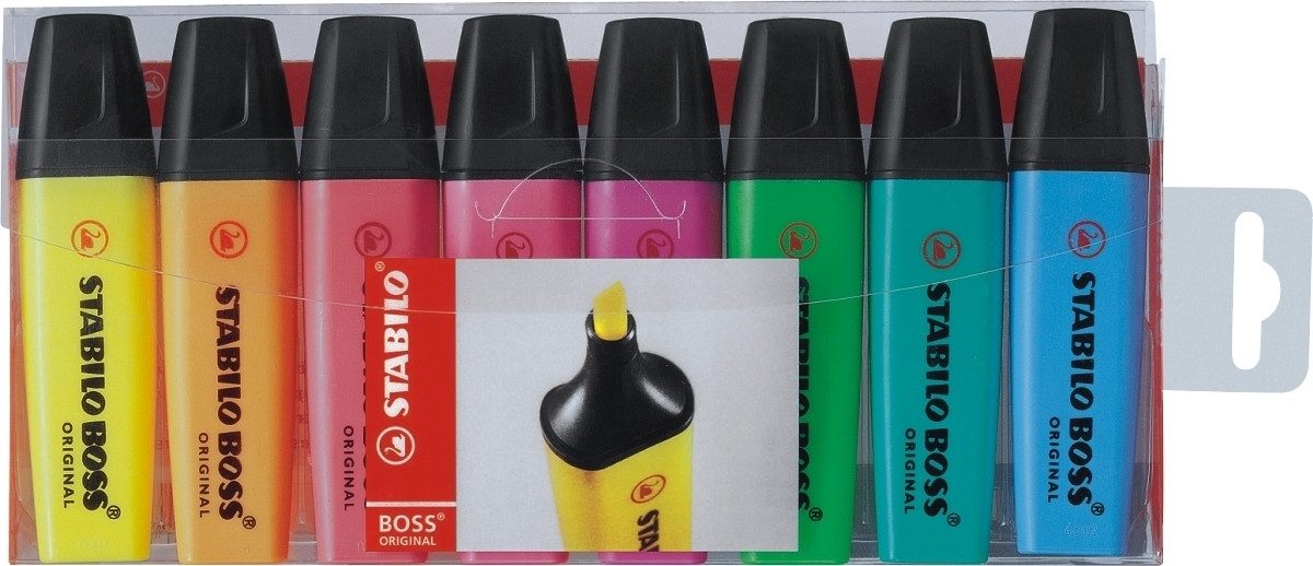 STABILO Marker Textmarker boss original 8er Etui