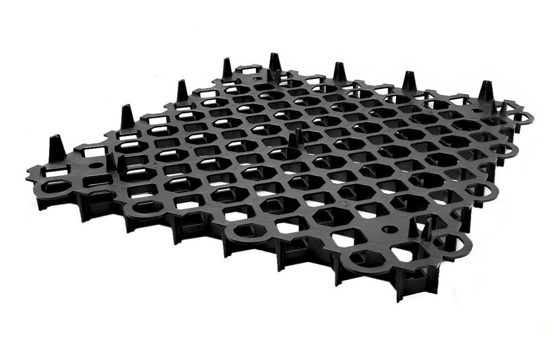 Thumbnail - Patrol Rasengitter Paddockplatte 10 Stück Rasengitter 50x50 cm zur Parkplatzgitter, 10-St., Haltbarkeit, Einfache Verleg...