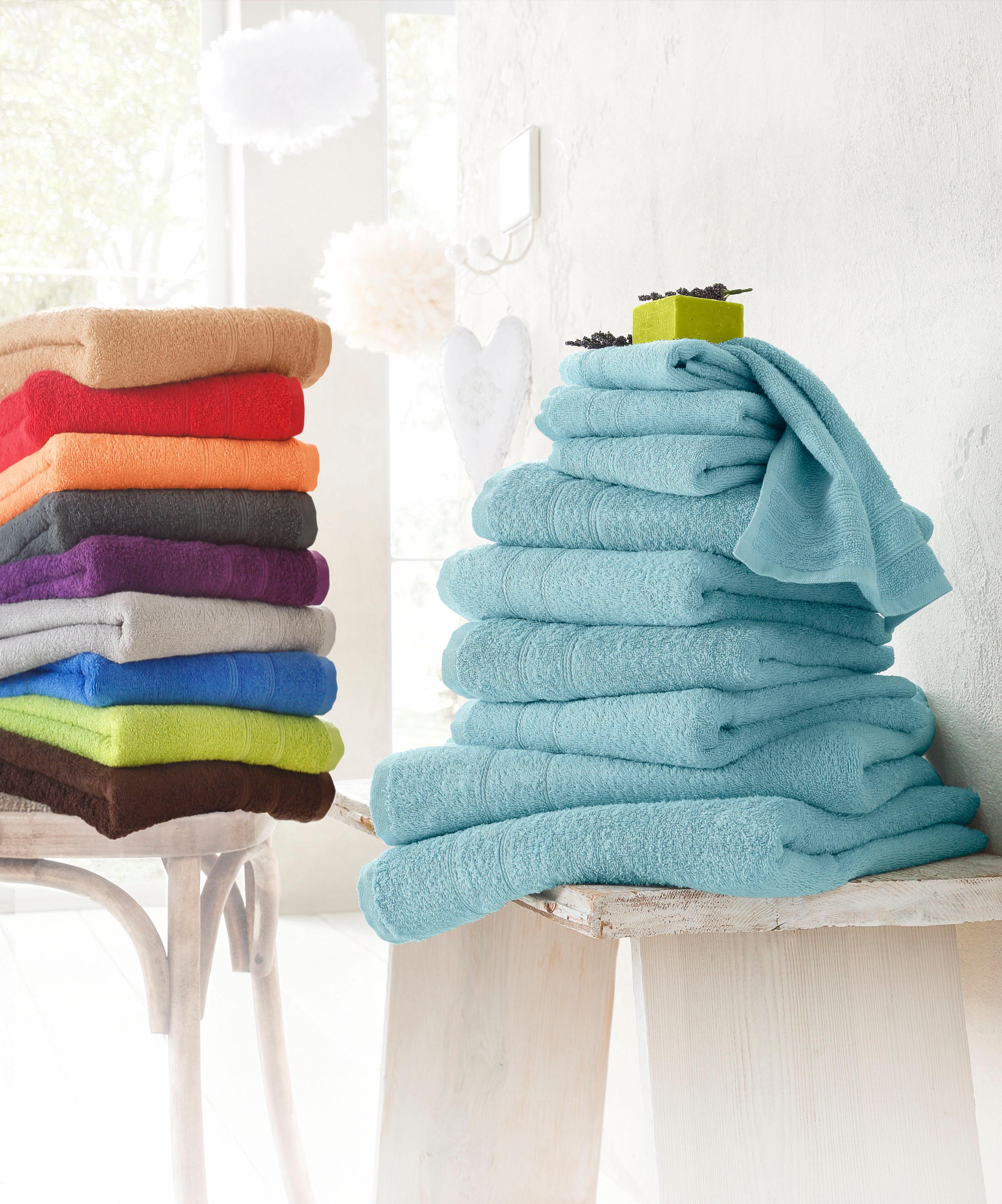 my home Handtuch Set Inga, Duschtücher, günstig online kaufen