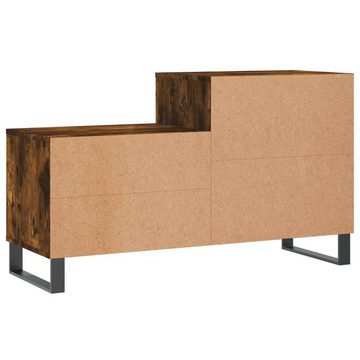 vidaXL Regal Schuhregal Räuchereiche 102x36x60 cm Holzwerkstoff