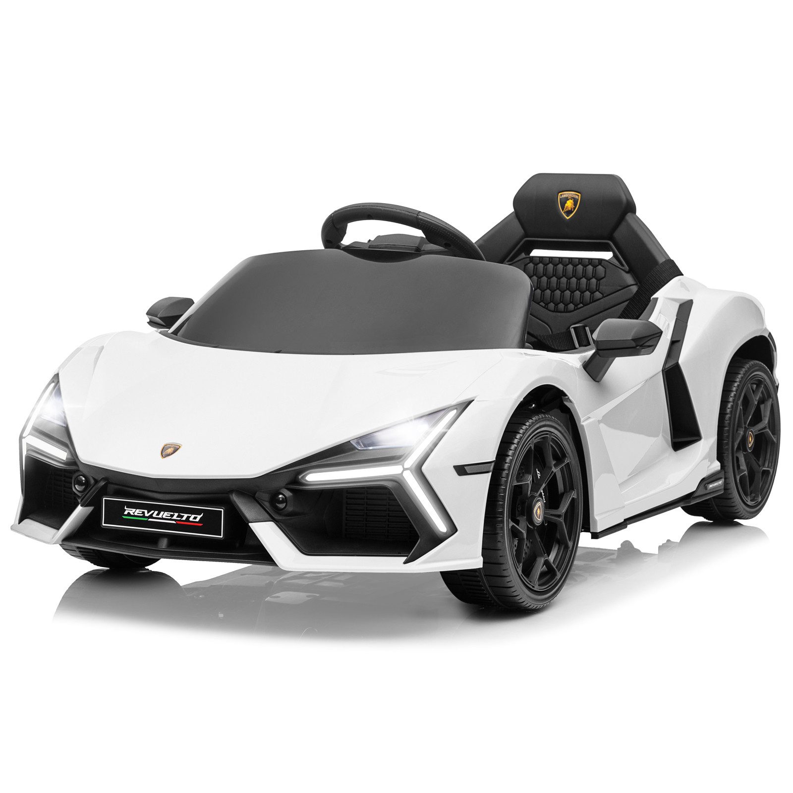 LALAHO Elektro-Kinderauto Kinder Elektroauto 12V 2.4GHz Fernbedienung, 12V 4.5Ah, 2.4GHz Fernbedienung, drei Geschwindigkeitsstufen