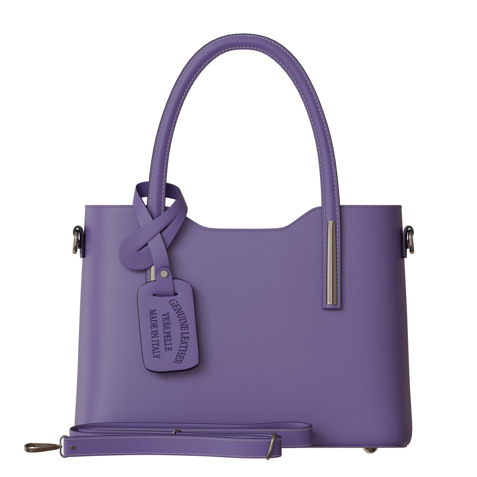 KMISSO Henkeltasche Damen Hand Umhänge Henkel Tasche Feinstes Echt Leder 30637 (1-tlg), im eleganten Look