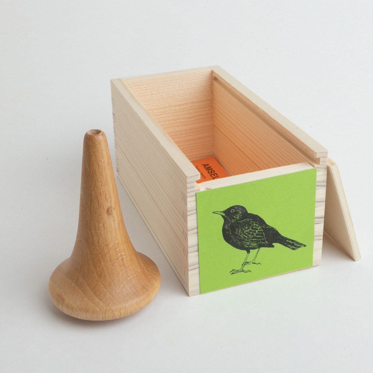 Vogelpfeife Amsel (Turdus merula)