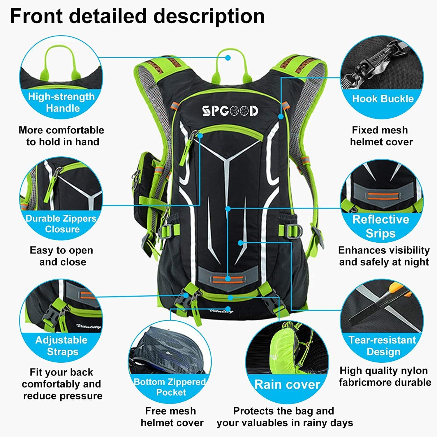 XDeer Fahrradrucksack 18L Ultraleicht Sportrucksack mit günstig online kaufen
