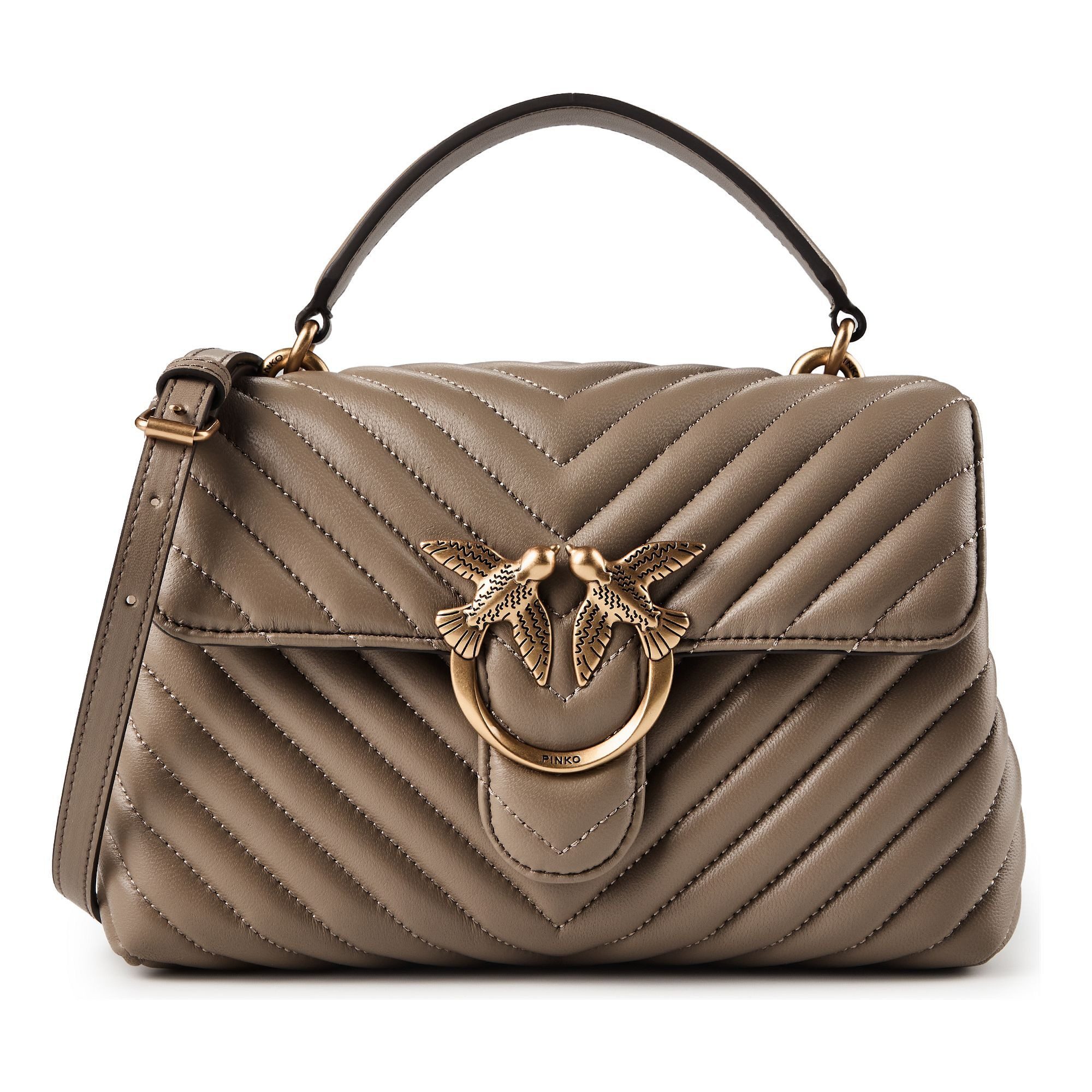 PINKO Henkeltasche Love Lady, Leder