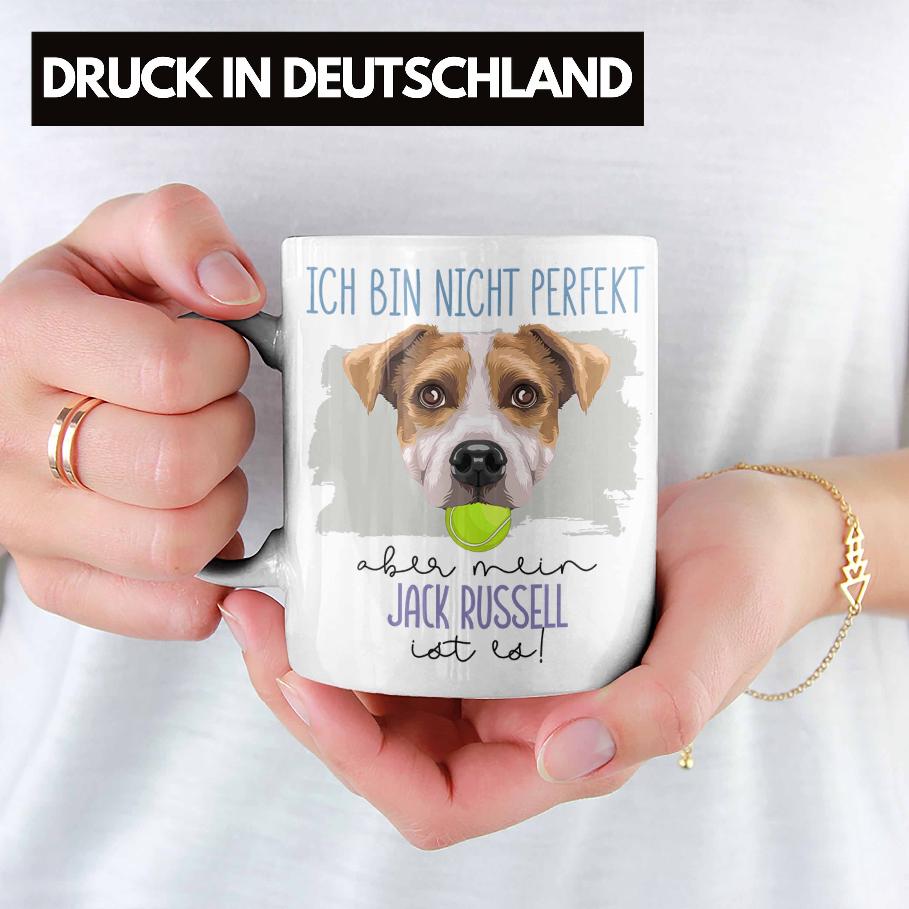 Besitzer Trendation Weiss Geschenk Jack Geschenkidee Spruch Russell Tasse Lustiger Besi Tasse