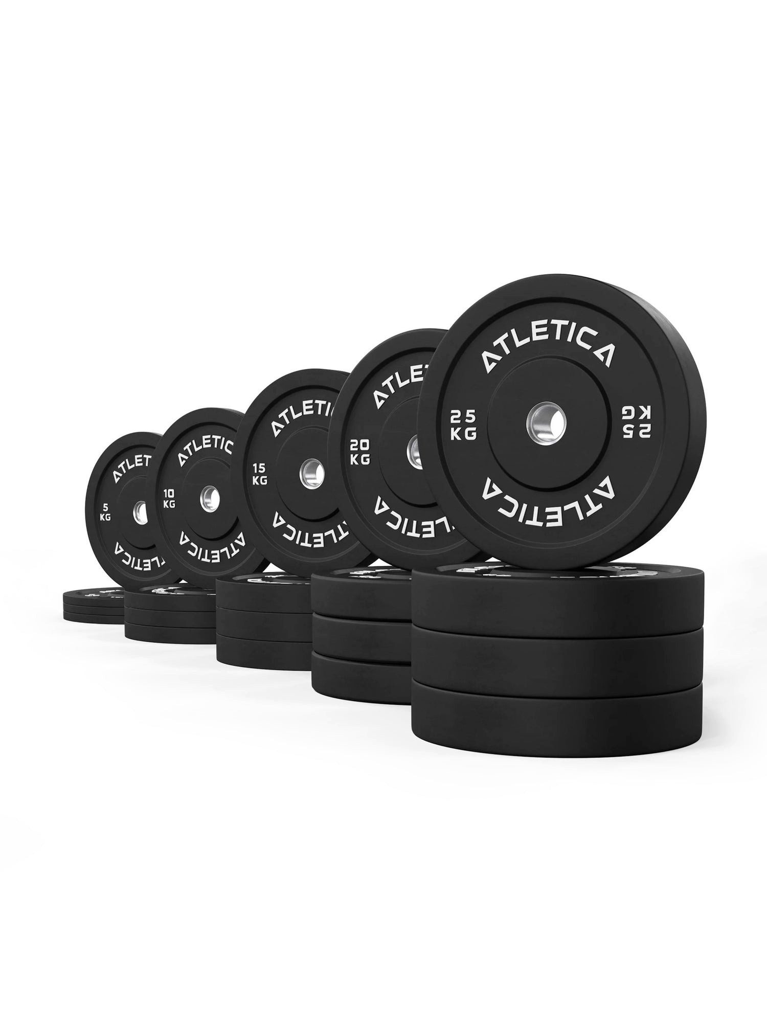 Hantelscheiben Bumper Plates Set, 300 kg