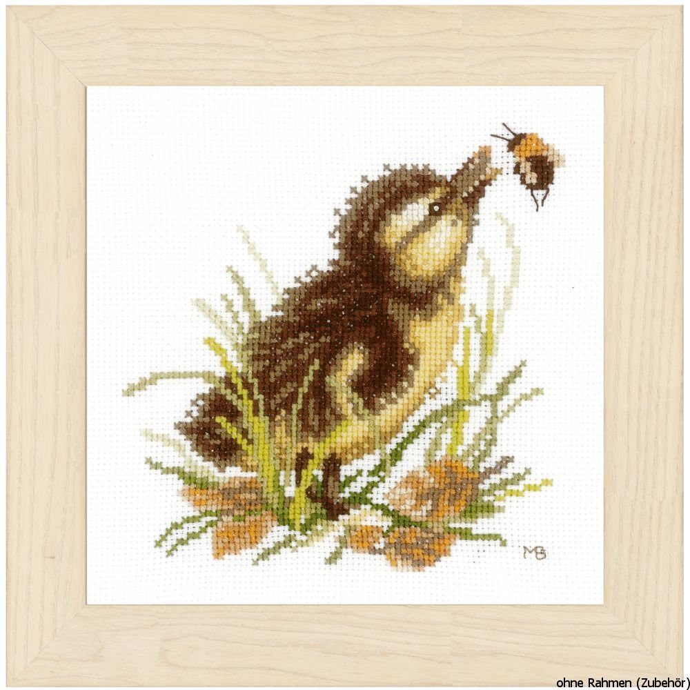 Lanarte Kreativset Lanarte Kreuzstichset "Entenküken III", (embroidery kit by Marussia)