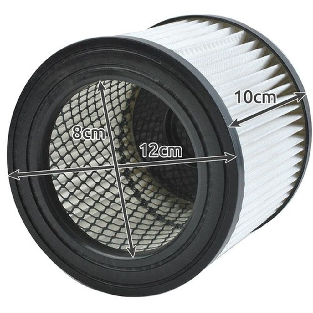 Kaminer Saugfilter HEPA-Filter für Aschesauger 1162 1170 (Spar-Set, 1 St., Wechselfilter), Leicht abnehmbar und schnell unter Wasser abwaschbar