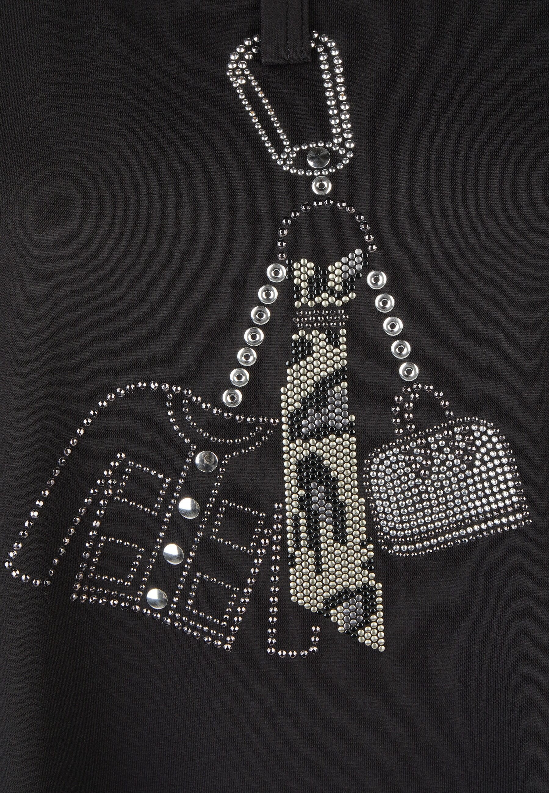 Doris Streich Langarmshirt (1-tlg) mit Strass-Motiv – Bild 3 von 3