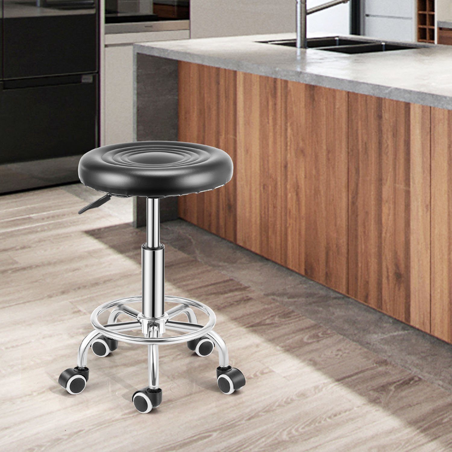 oyajia Drehhocker Höhenverstellbar Barhocker Ergonomie Rollbare günstig online kaufen