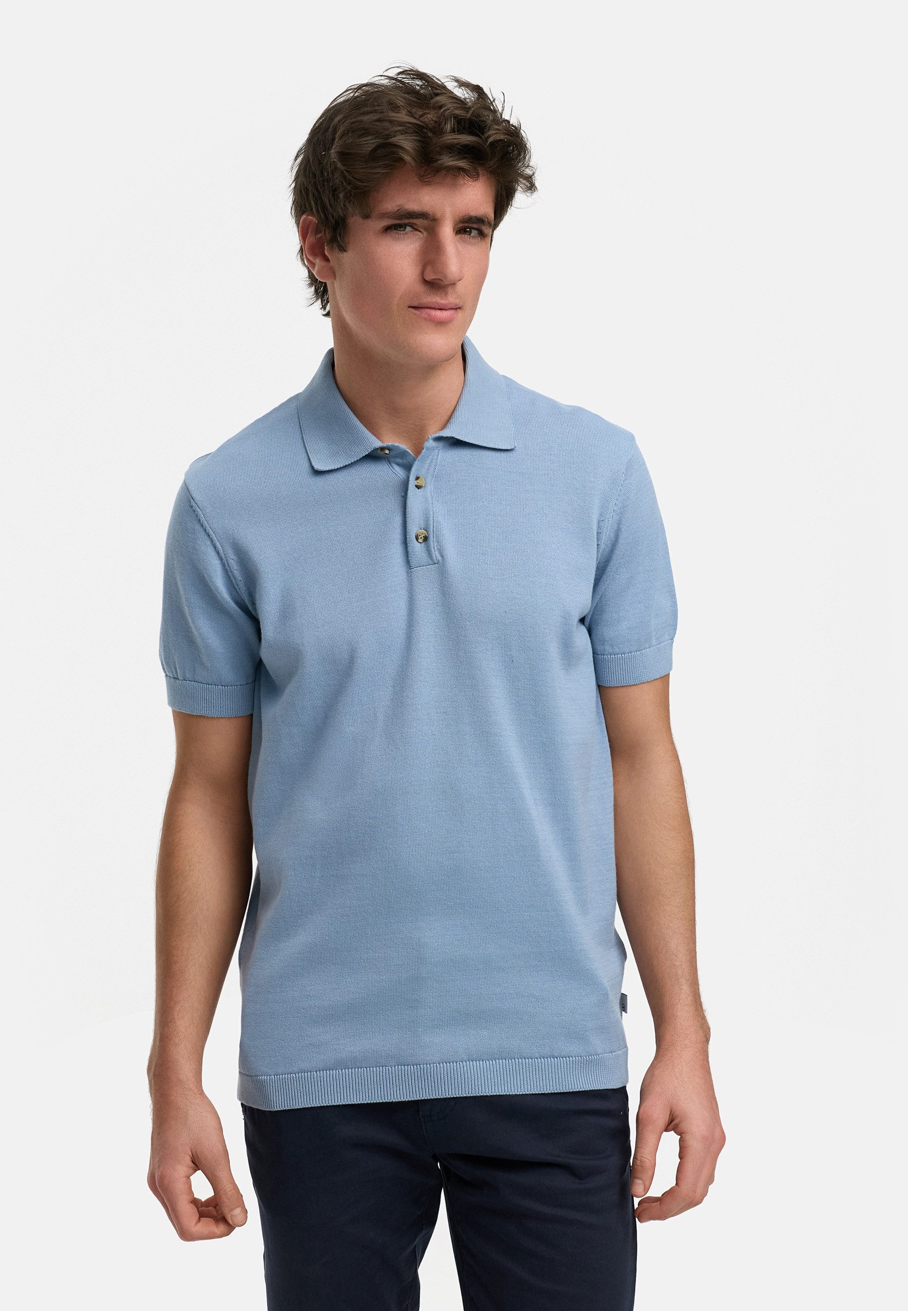 Kronstadt Poloshirt KSKingswood mit dezent strukturierter Oberfläche für das gewisse Etwas