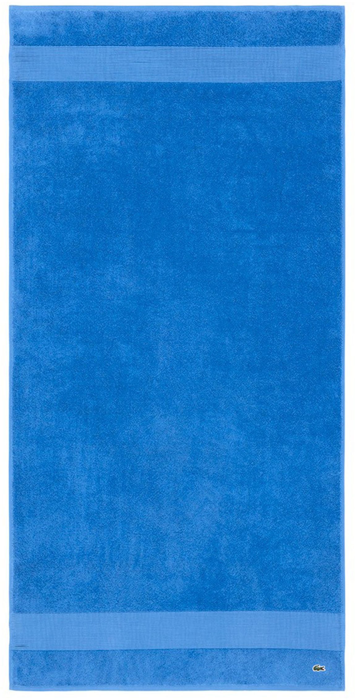 Lacoste Duschtuch LLECROCO, Frottier (1-St), mit Label-Applikationen