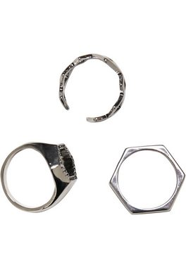 URBAN CLASSICS Schmuckset Urban Classics Unisex Graphic Ring 3-Pack (1-tlg)