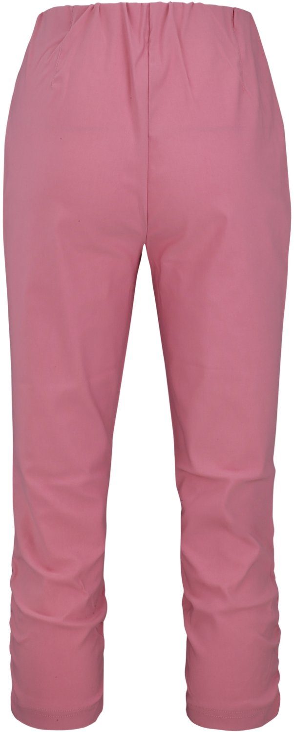 Stehmann Caprihose Maria-530-14060 elastischer Bund, seitliche Raffung am Bein, ohne Verschluss
