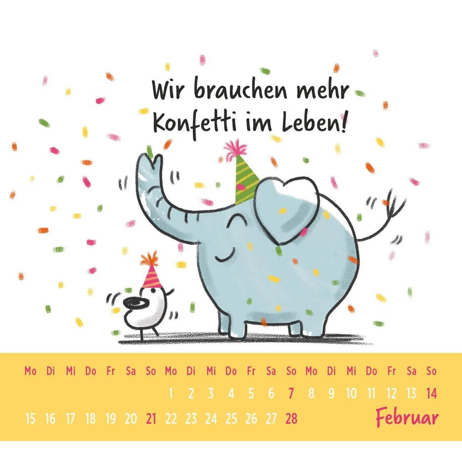 groh Verlag Monatskalender Mini-Kalender 2027: Liebe Botschaften FÜR DICH. Mit Franz and...