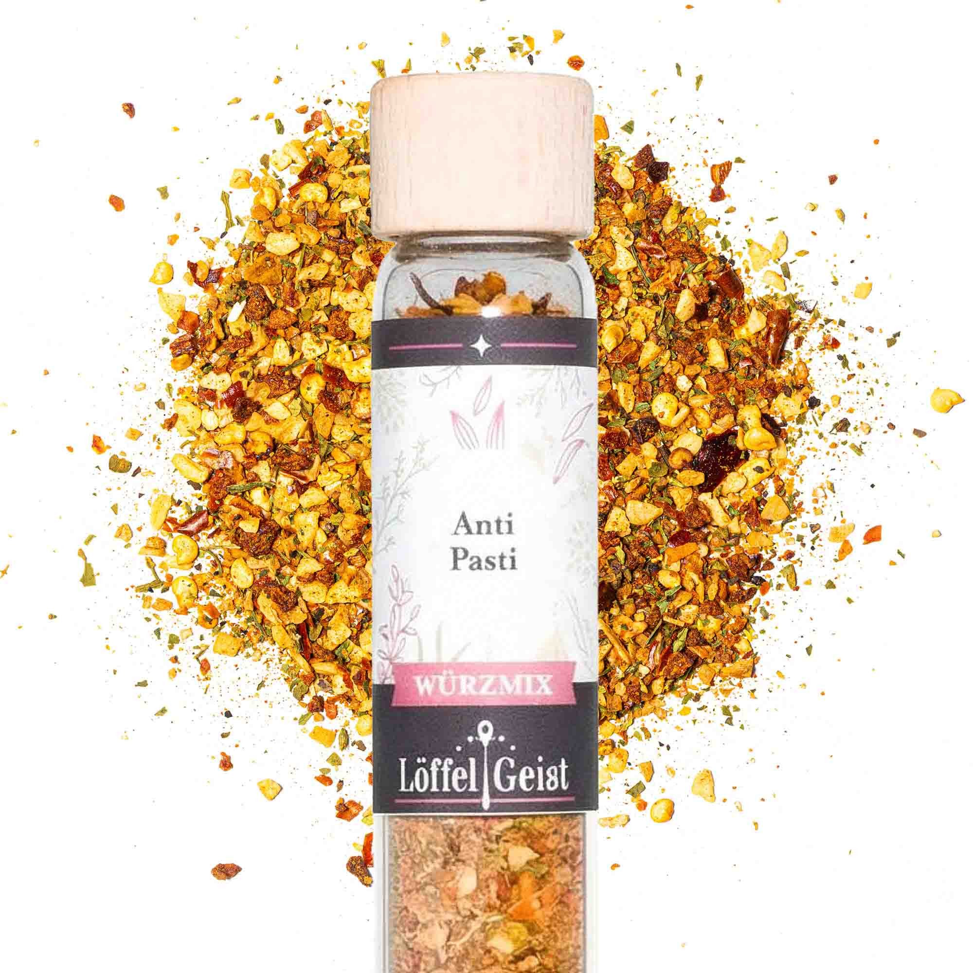 Löffelgeist Gewürz Anti Pasti (35g im praktischen Dosierglas)